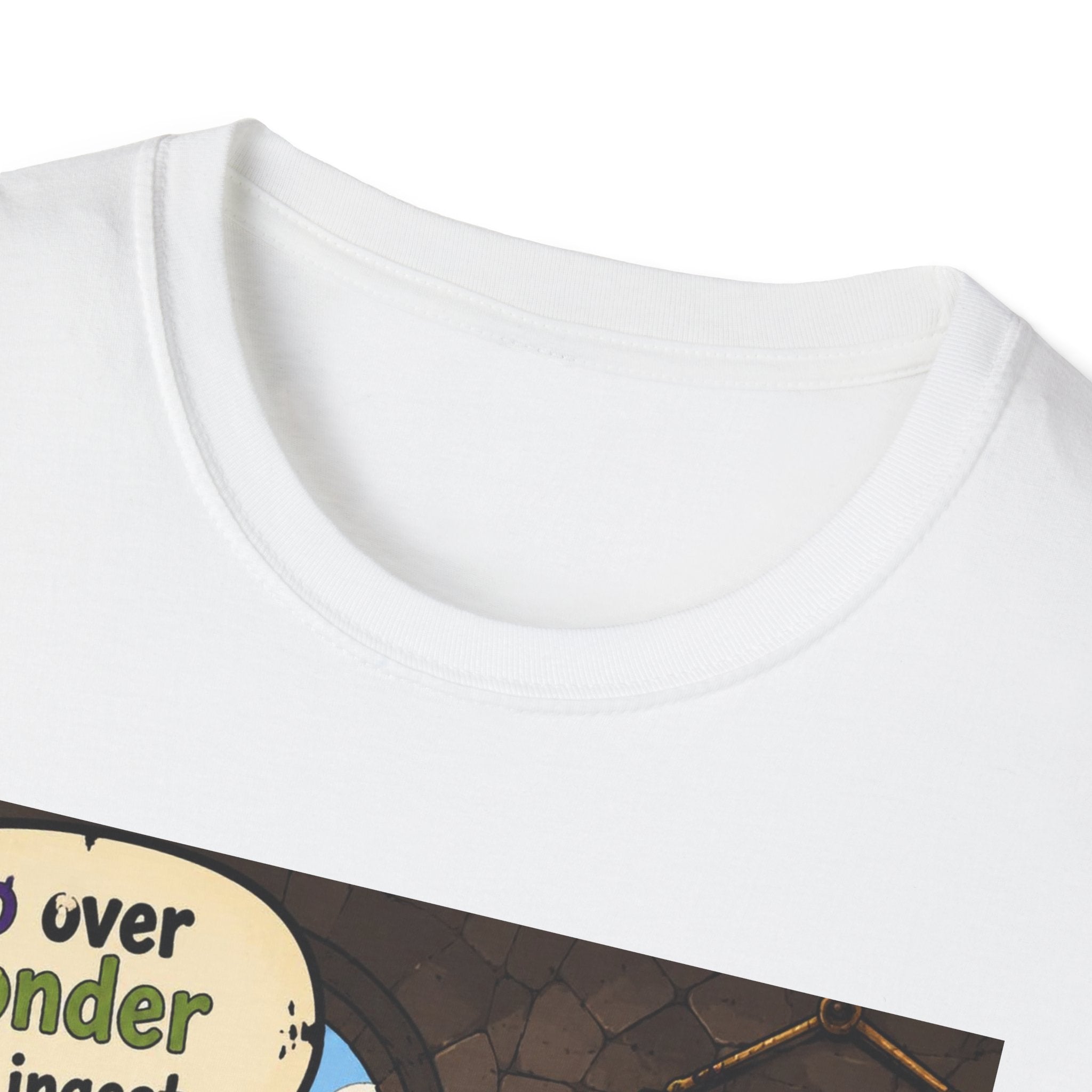 Funny Medieval Skeleton T‑Shirt – 'Go over yonder and ingest a satchel of Richard's' Graphic Tee