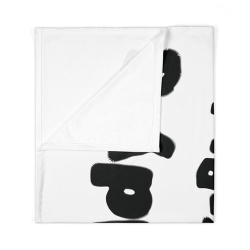 Baby Swaddle Blanket — "Daddy's Back-Rub" Funny Newborn Swaddle (Now he wonders why mommy has a headache!)