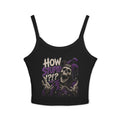 Jester Skull "How Stupid?!?" Spaghetti Strap Tank Top