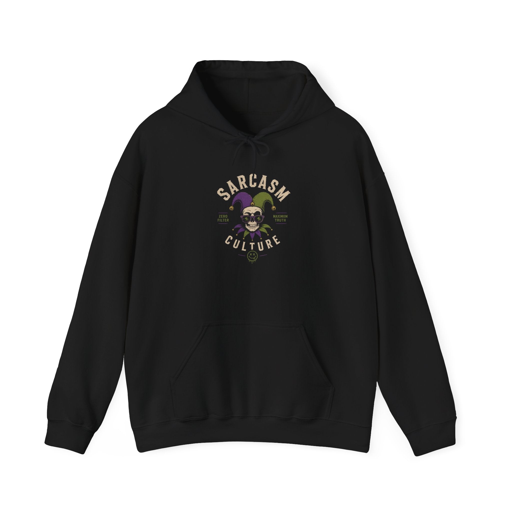 Sarcasm Culture Hoodie — Funny Joker Graphic Pullover