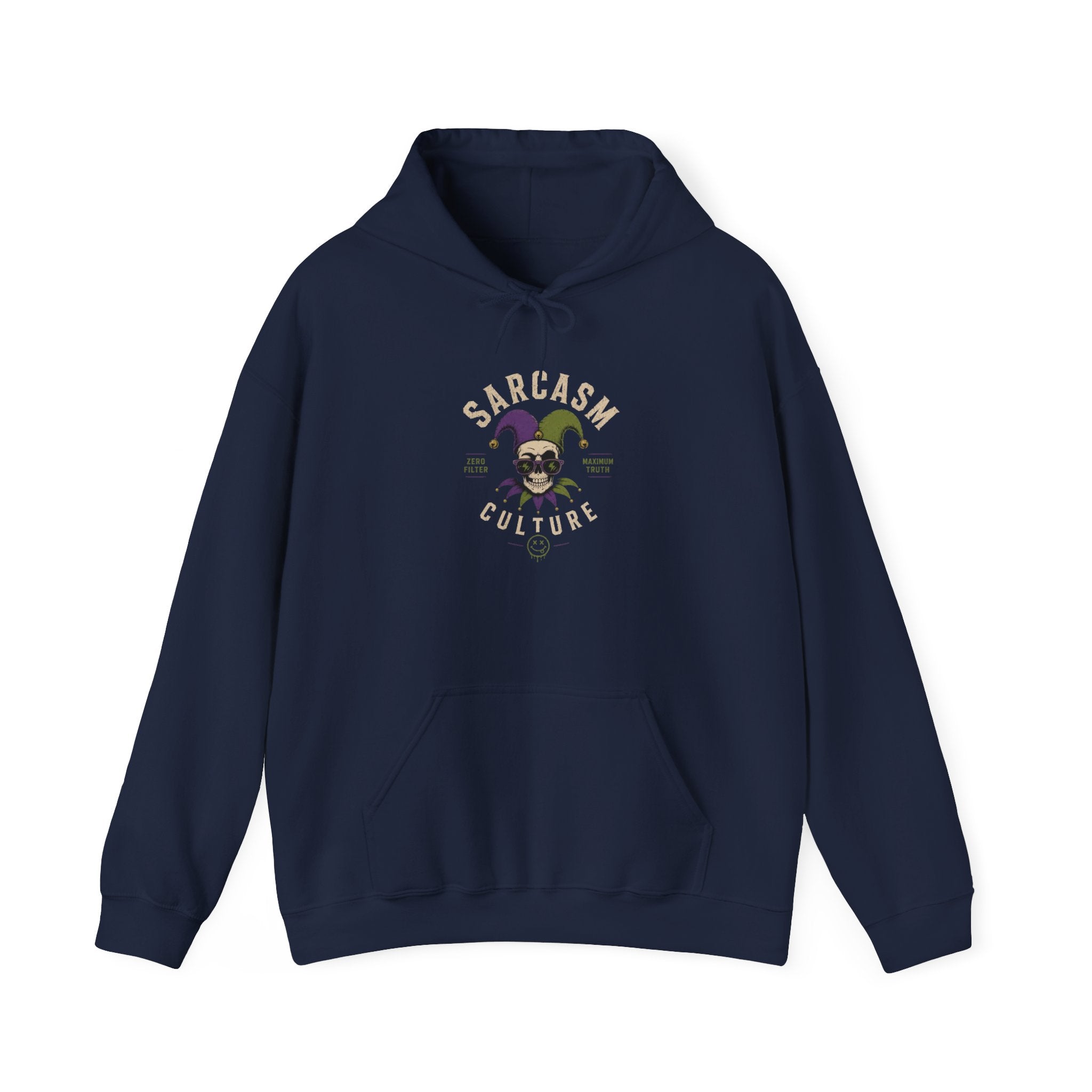 Sarcasm Culture Hoodie — Funny Joker Graphic Pullover