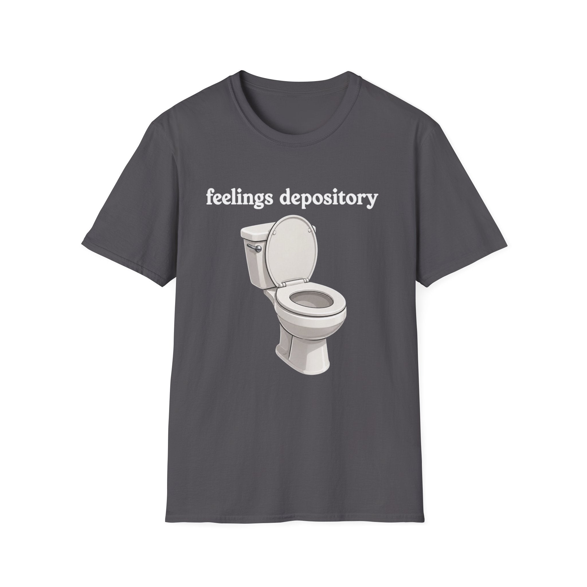 Feelings Depository Toilet T-Shirt - Funny Emotional Humor Tee