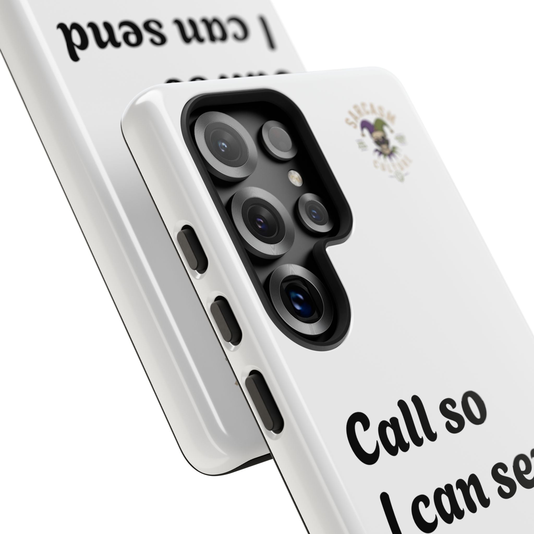Phone Case — "Call so I can send you to Voicemail" Protective Hard Shell
