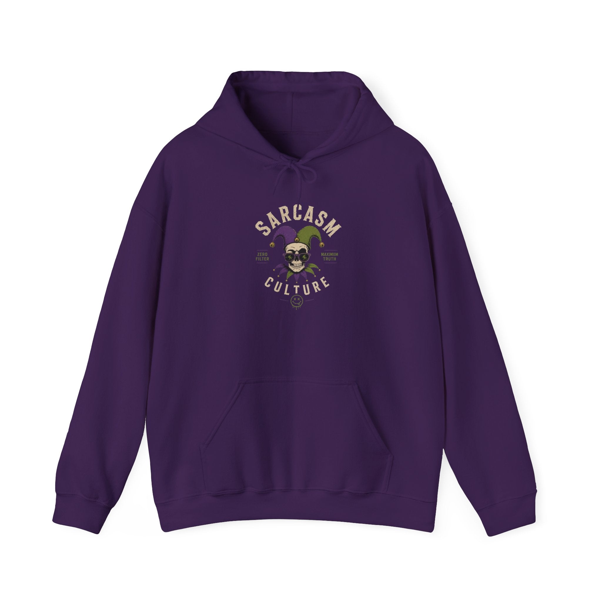 Sarcasm Culture Hoodie — Funny Joker Graphic Pullover