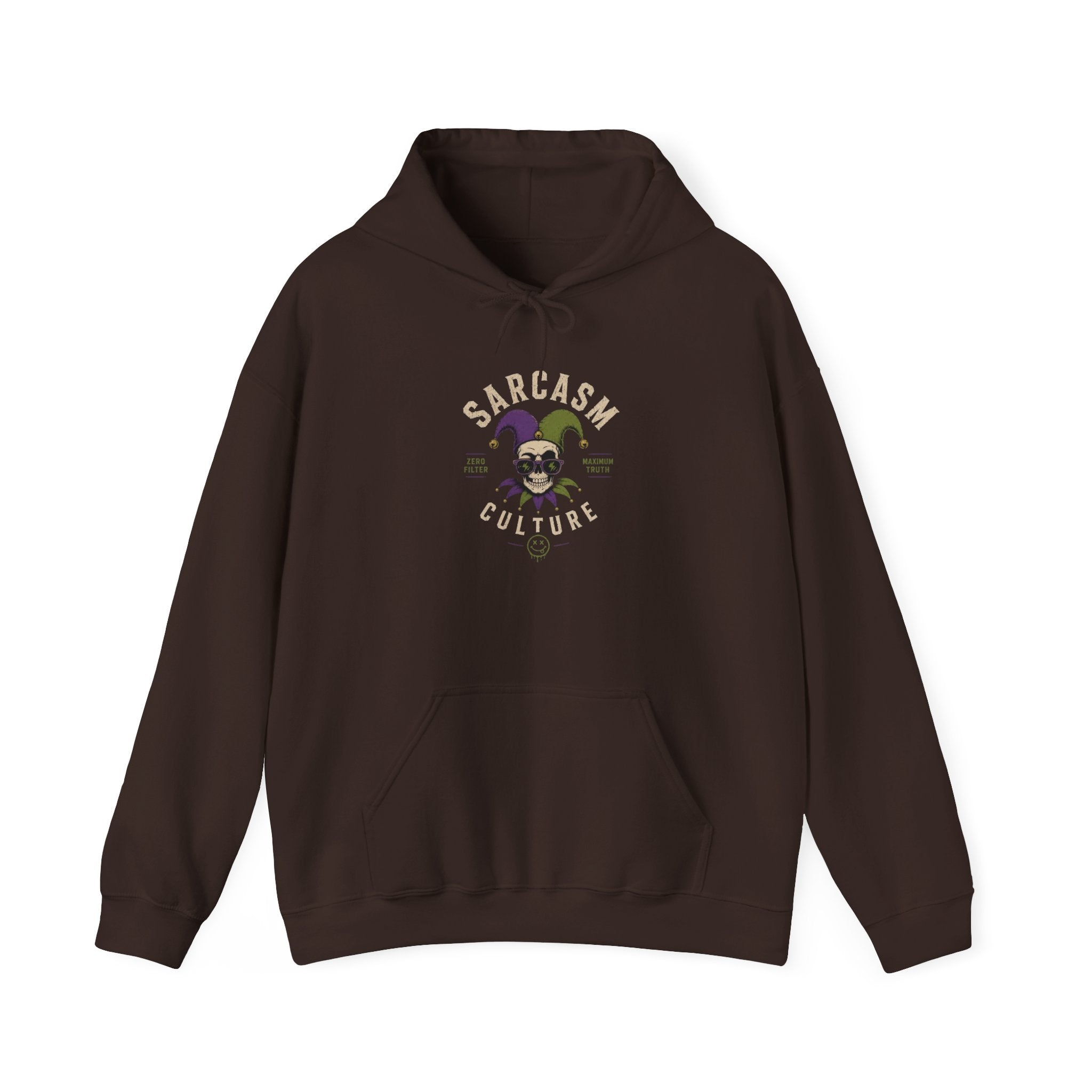 Sarcasm Culture Hoodie — Funny Joker Graphic Pullover