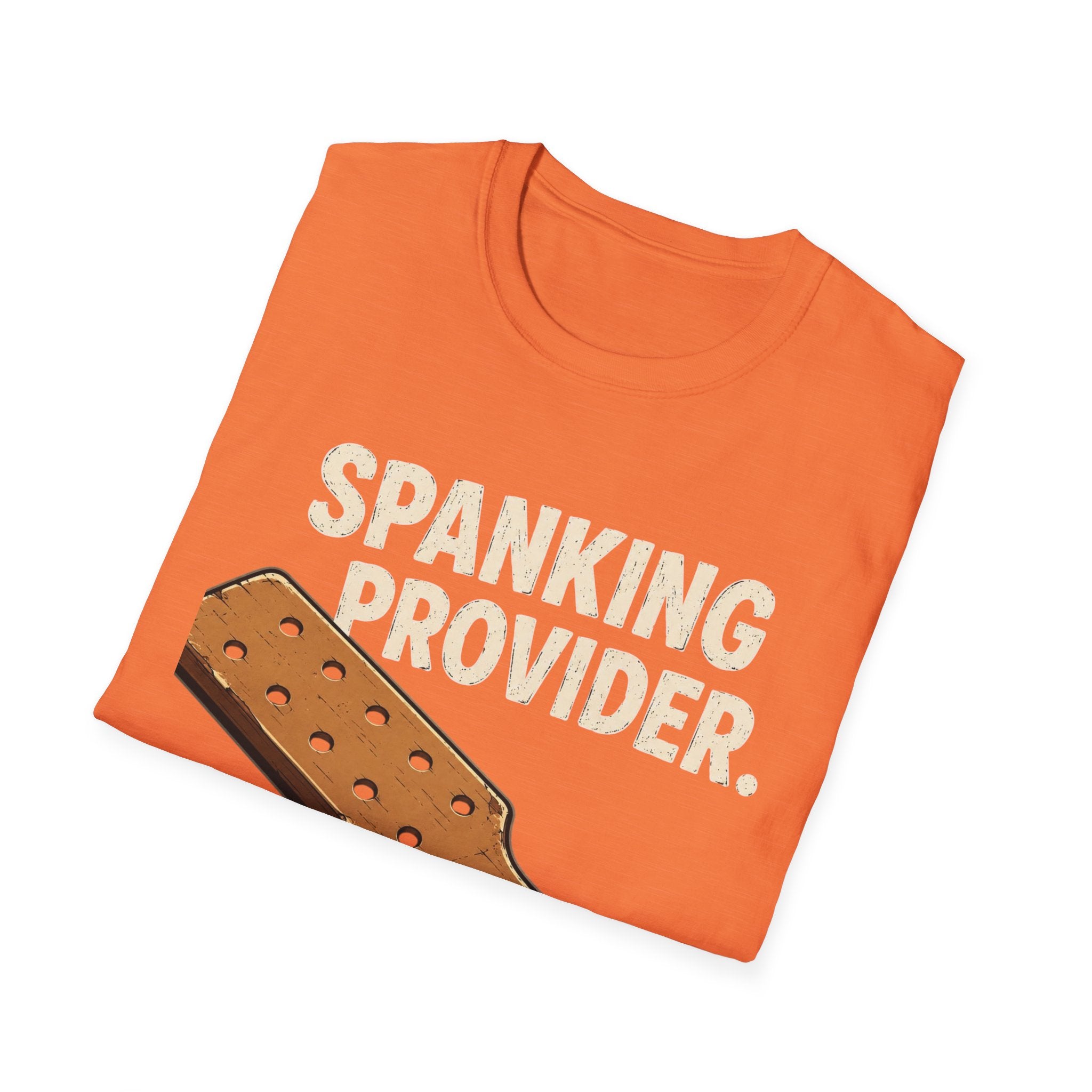 Spanking Provider T-Shirt — 'Old School' Paddle Graphic Funny Retro Tee