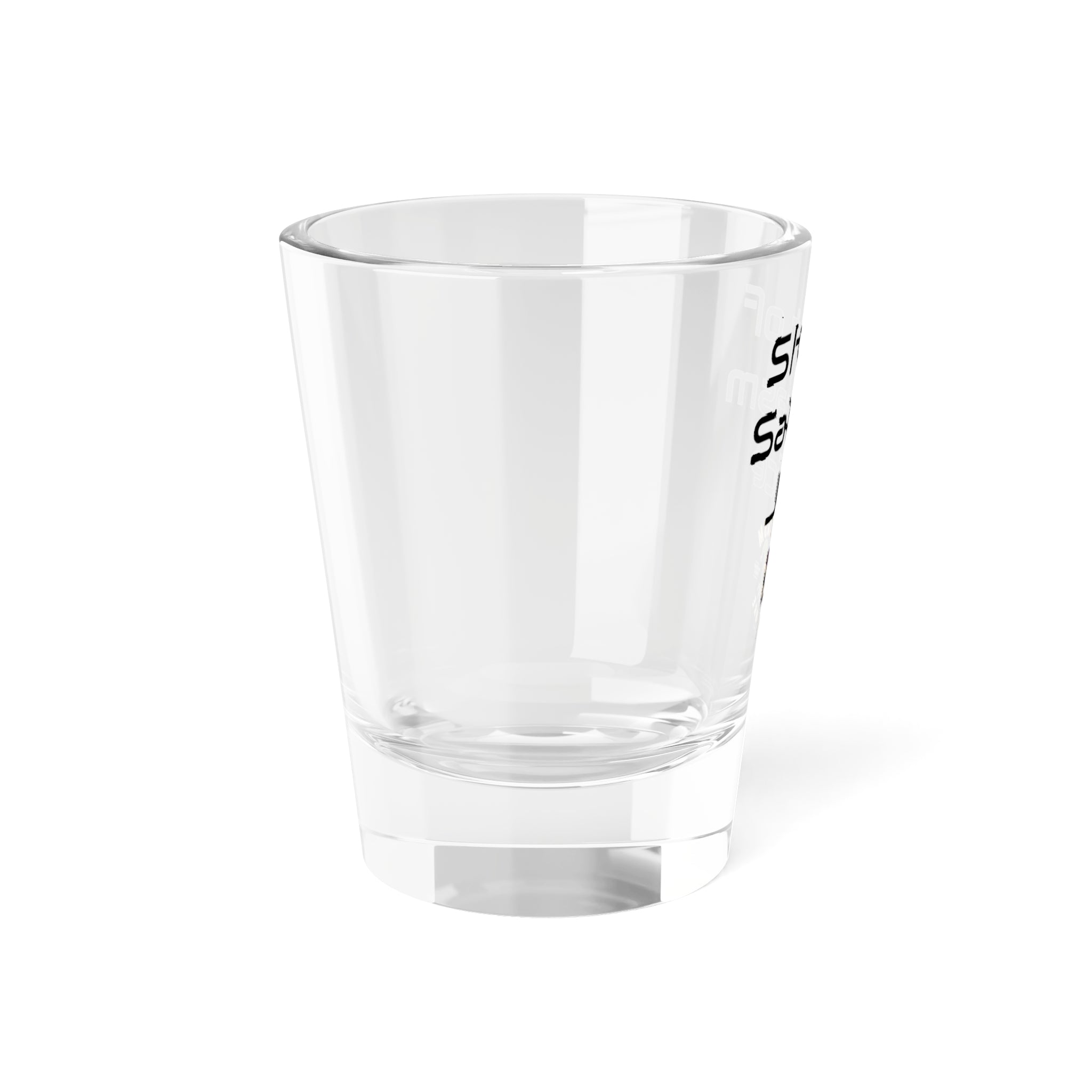 Shot Glass - "Shot of Sarcasm Juice" Funny Novelty Bar Glass (1.5 oz)
