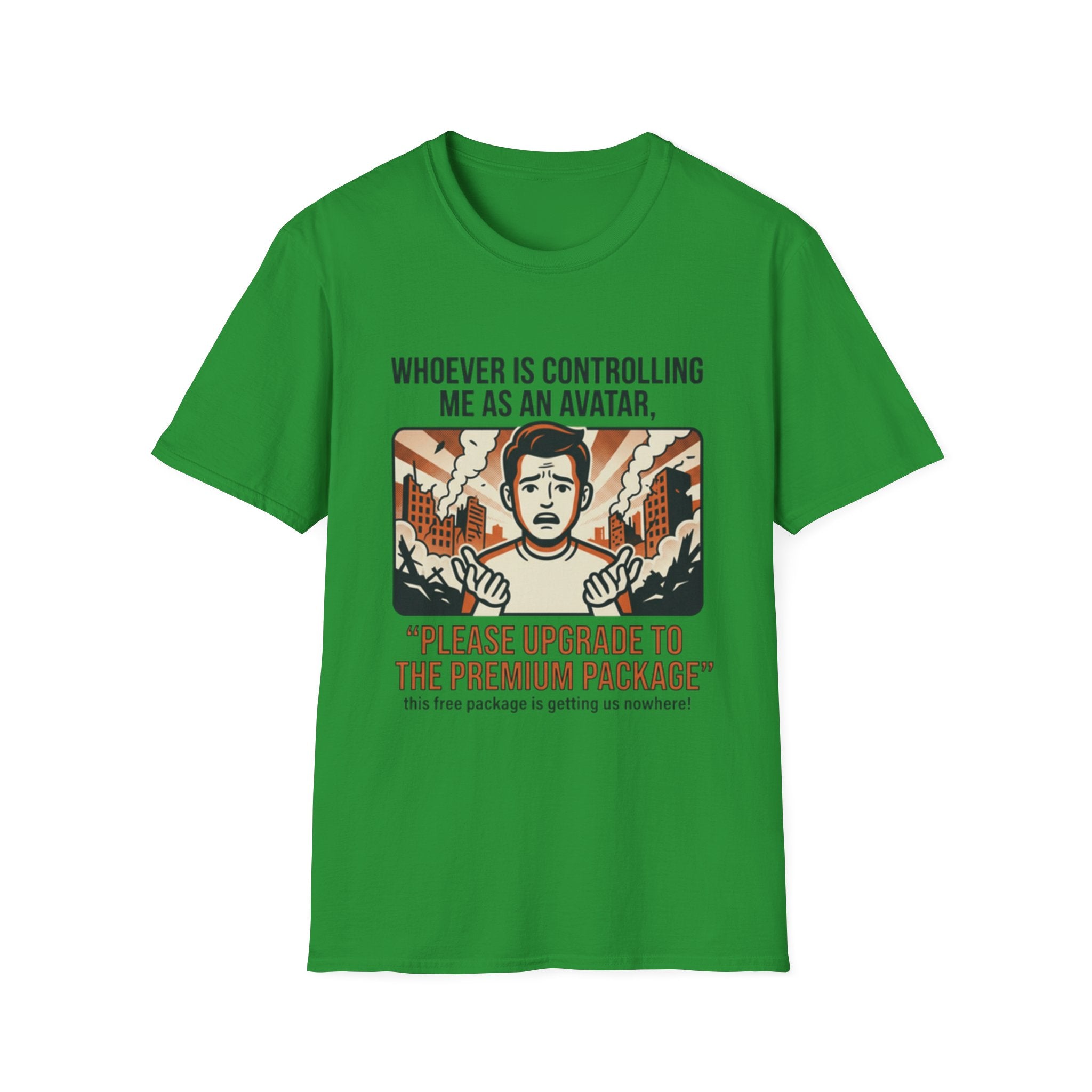 Funny 'Please Upgrade to the Premium Package' Graphic T-Shirt