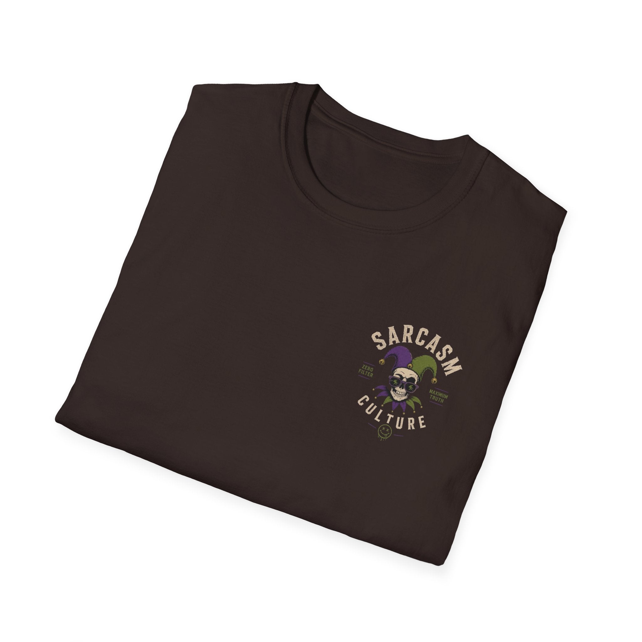 Fuel Mask Graphic T-Shirt — Dark Vaporwave Streetwear