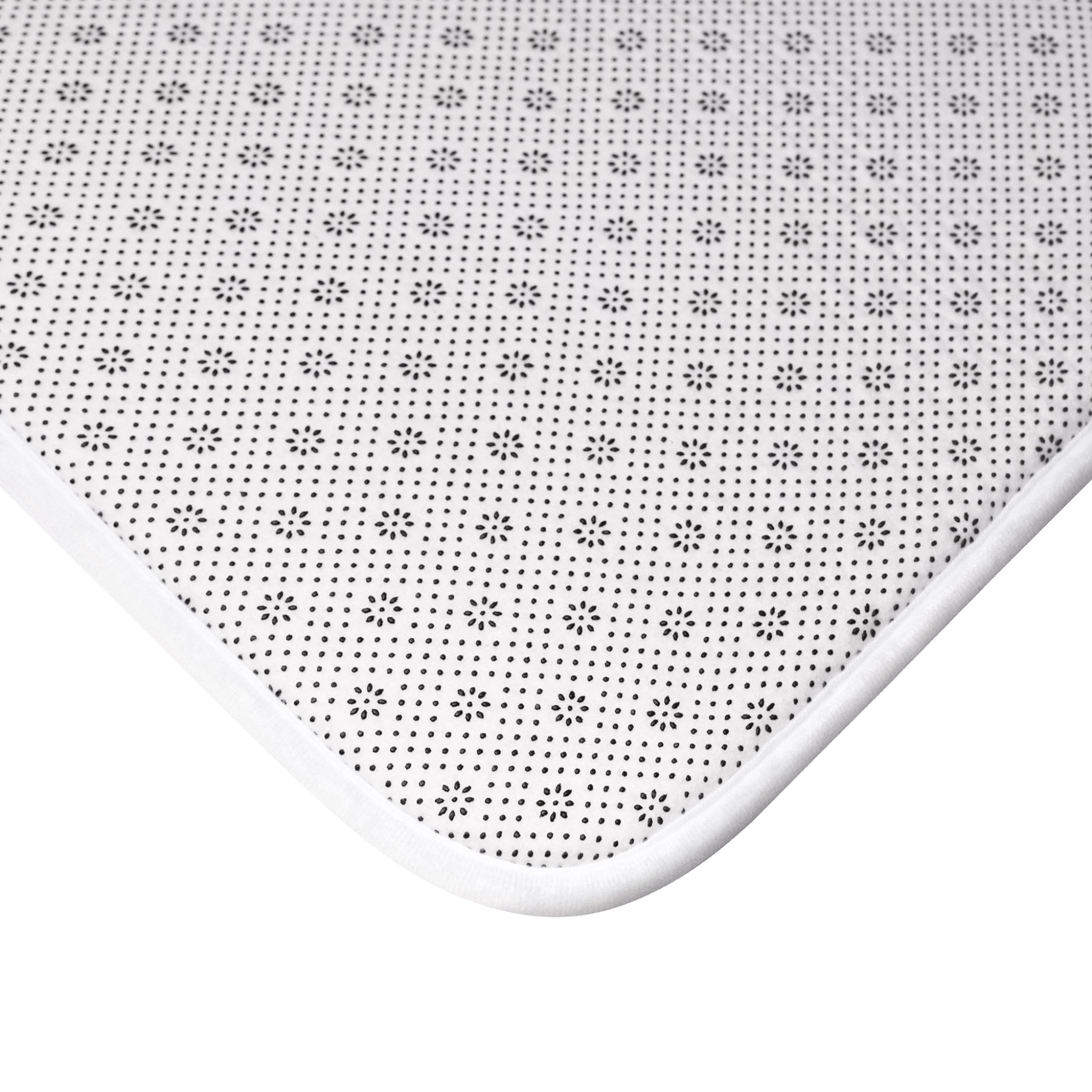 Gothic Skull Jester Bath Mat — "For the Love of God Go See a Doctor!"