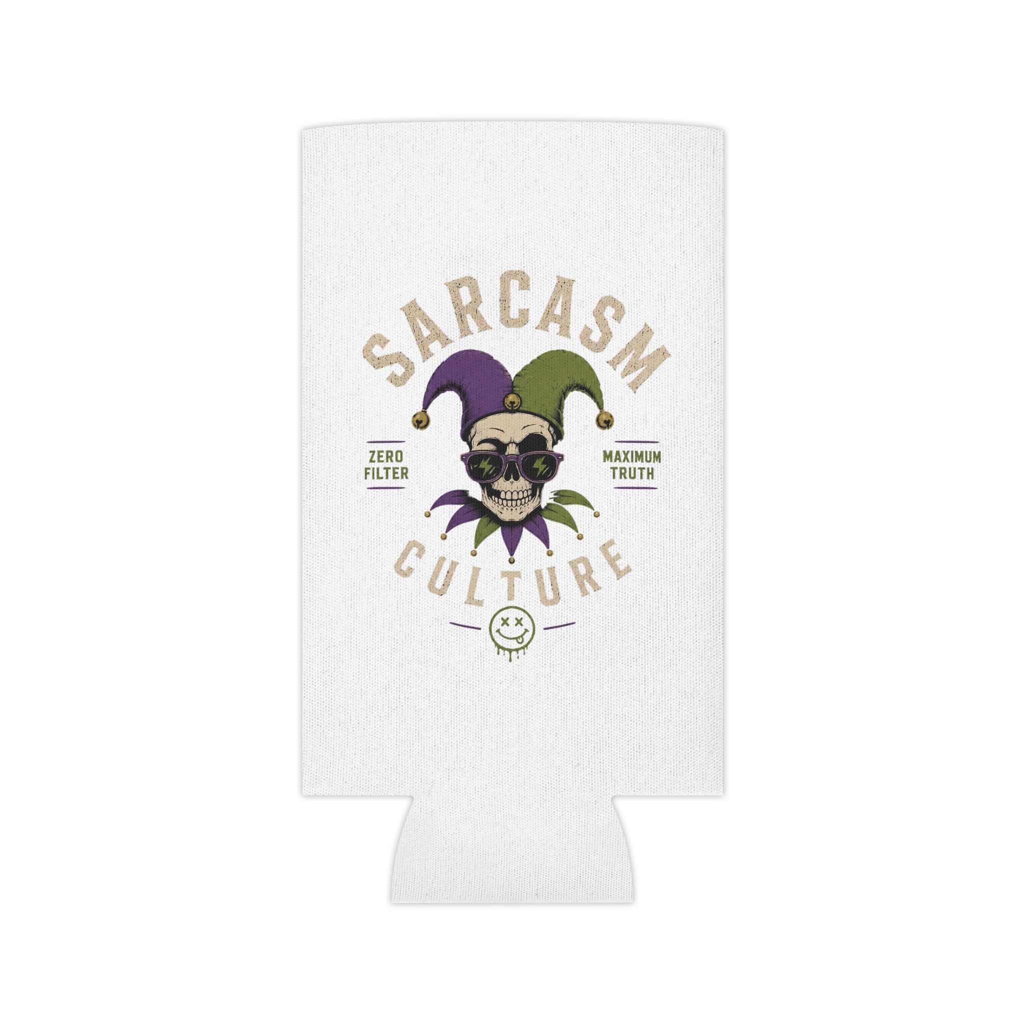 Can Cooler – "This Can Identifies As Water" Cute Beverage Koozie
