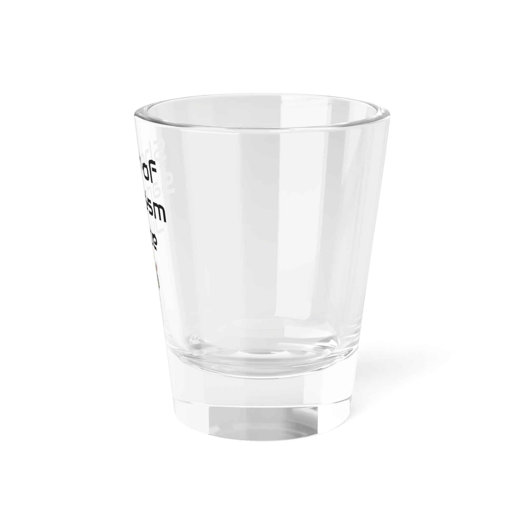 Shot Glass - "Shot of Sarcasm Juice" Funny Novelty Bar Glass (1.5 oz)
