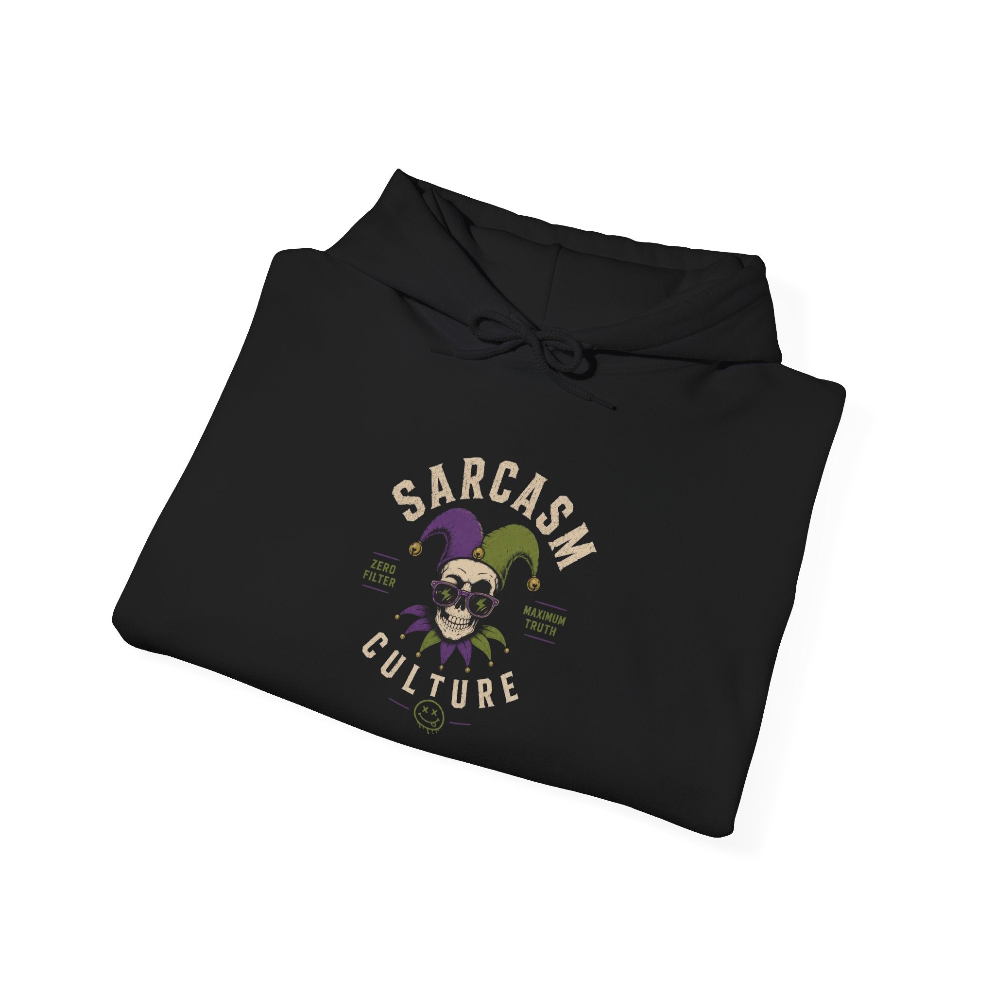Sarcasm Culture Hoodie — Funny Joker Graphic Pullover